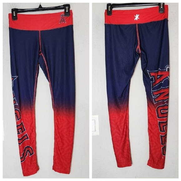 KLEW Angels MLB blue red leggings.  Size small. - Picture 1 of 16